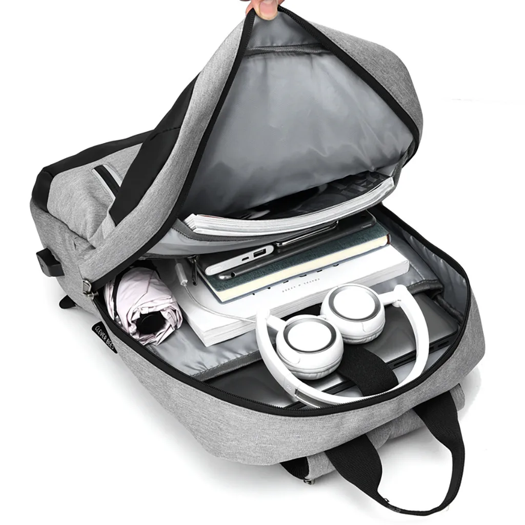 Aelicy Противоугонный мужской рюкзак USB заряженный ноутбук Водонепроницаемый рюкзак для путешествий сумка для мужчин школьный студенческий рюкзак для мальчика Hombre