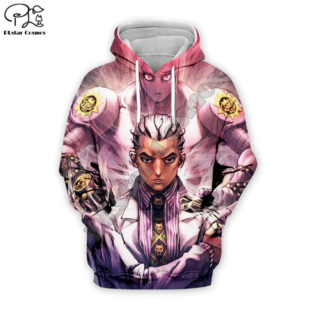 

Newest JoJo Bizarre Adventure Men Anime 3D Print Hoodies Sweatshirt Unisex Shirts women Fashion Novelty Funny Jacket top JOJO020