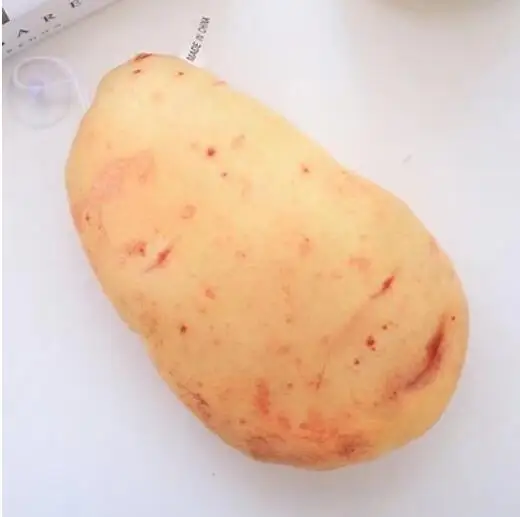 potato Игрушек! Милая плюшевая игрушка, прекрасный растительный картофель, рыба, кукуруза, гриб, лук, брокколи, мягкая кукла, подвеска, подарок на день рождения, Рождество - Цвет: potato