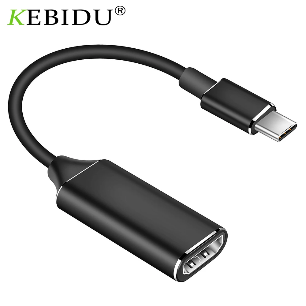 de Cable USB tipo C a HDMI, convertidor macho a hembra, 4k, 30hz, 3,1, para PC, ordenador, TV, pantalla, HP| | - AliExpress