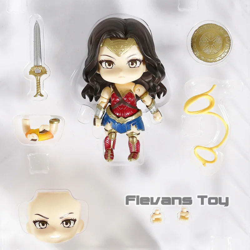 Wonder Woman Hero's Edition Nendoroid 818 ПВХ фигурка Коллекционная модель игрушки - Цвет: 818 no box