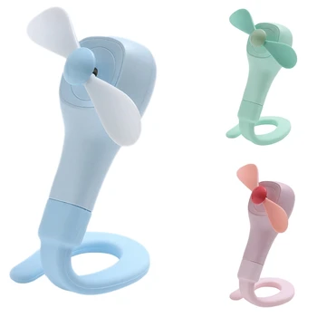

Portable Multifunctional USB Fan Charging Cartoon Mini Telescopic Handheld Fan Wrist Cooler Stroller Handy Fan