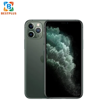 Перейти на Алиэкспресс и купить Абсолютно Новый Apple iphone 11 pro max A2220 мобильный телефон 6,5 дюйм4 Гб ОЗУ 64 Гб ПЗУ гекса coreTriple камера заднего вида двойная SIM смартфон