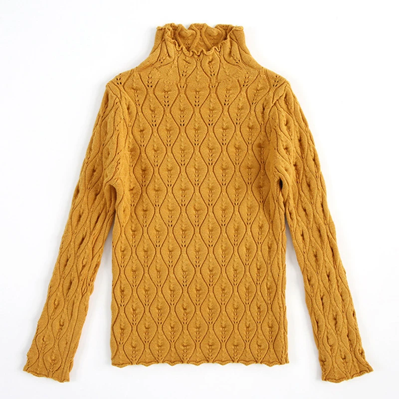 Новинка 2019 свитер Rlyaeiz для девочек с высоким воротником осенне-зимние