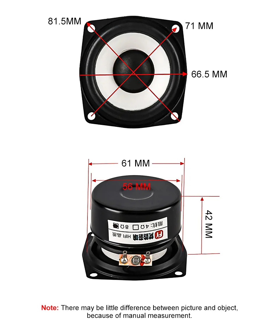 AIYIMA 2 шт 2,5 дюймов полный спектр Hifi динамик колонка 4 8 Ohm15W Звук Музыкальный усилитель динамик драйвер домашний кинотеатр громкий динамик