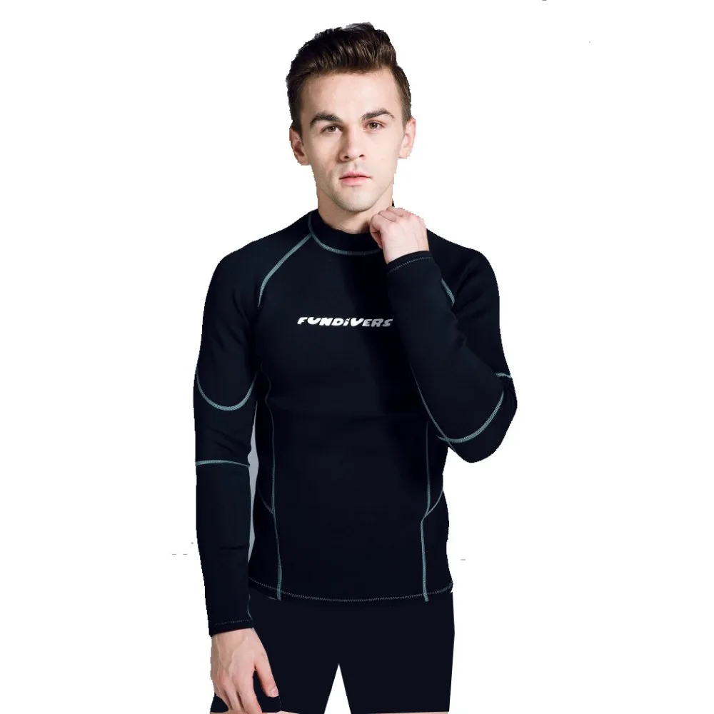 3 мм wetsuit куртка для мужчин с длинными рукавами из неопрена спереди на молнии для серфинга зимняя куртка для плавания теплая для серфинга
