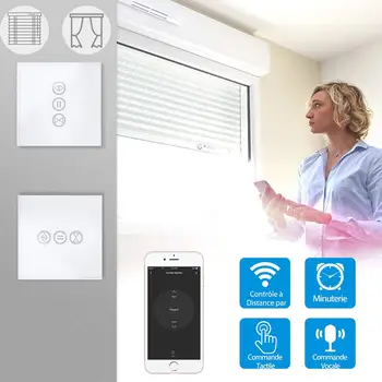 Tapparella per tende elettriche Smart WiFi Touch Switch controllo vocale Google Home Alexa Echo App Timer telecomando fai da te