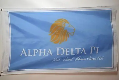3ft x 5ft3 x5ft Alpha Deltas Pi женский греческий баннер колледжа флаг печать полиэстер баннер флаг Размер 150*90 см