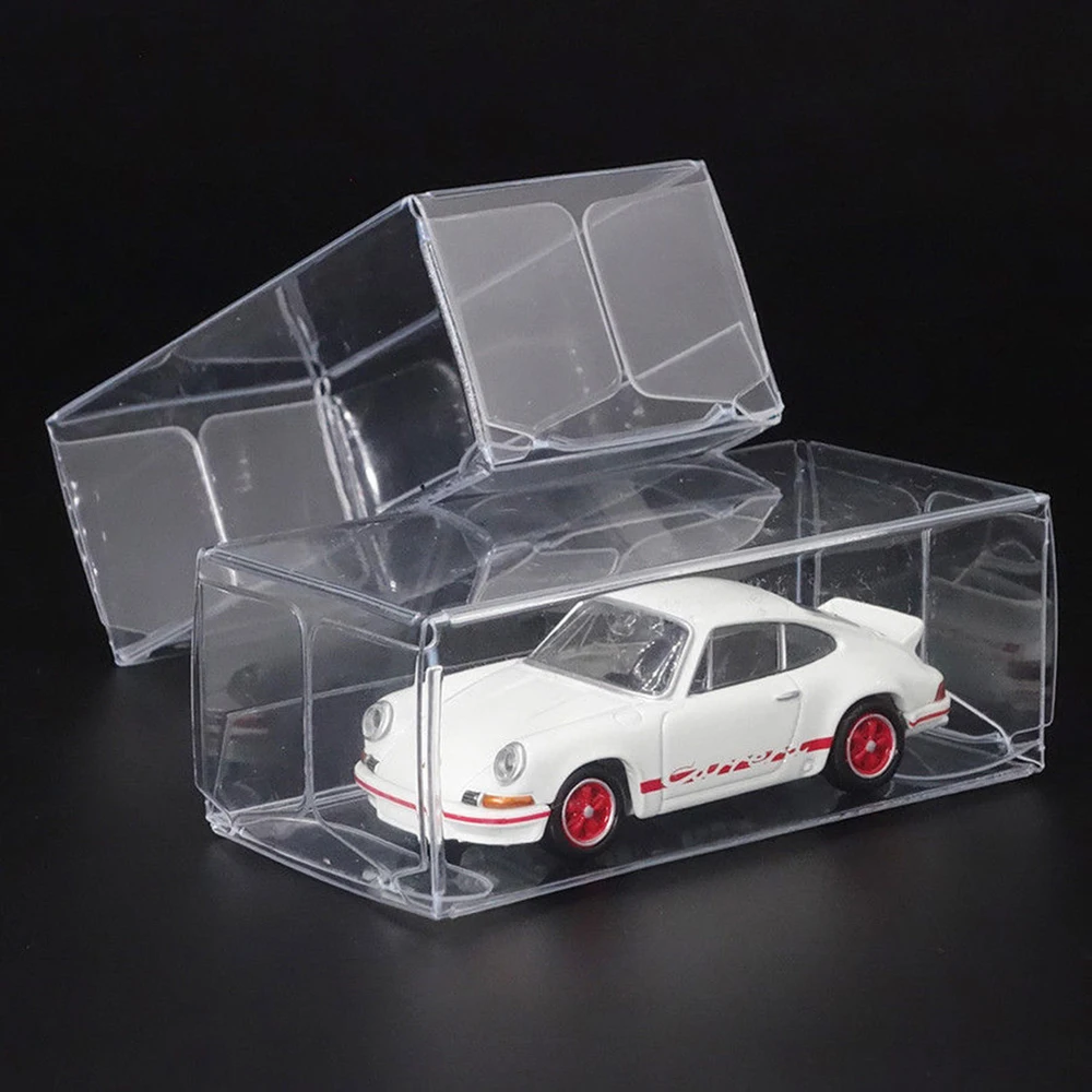 20 X para 1:64 modelo de coche juguete exhibidor caja almacenamiento soporte carcasa transparente 