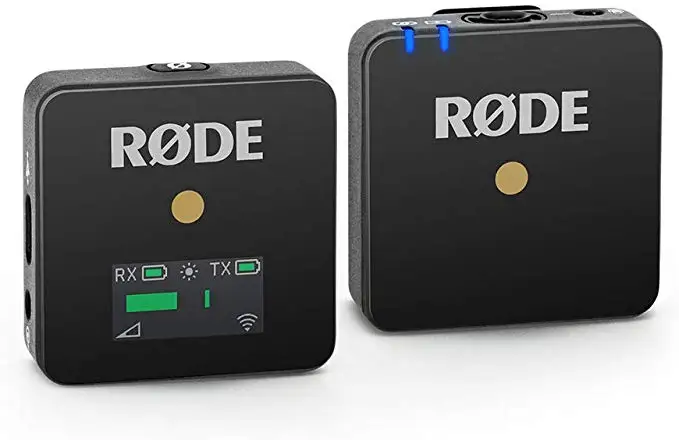

Compact Digital Wireless Microphone System 2.4GHz with Built-in condenser microphone for Recording Vlog camera