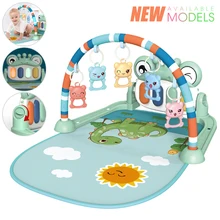 Tapis de jeu de support de musique pour bébé, tapis de Puzzle avec clavier de Piano, tapis de jeu pour enfants, tapis d'activité rampante, jouets pour 0 12 mois