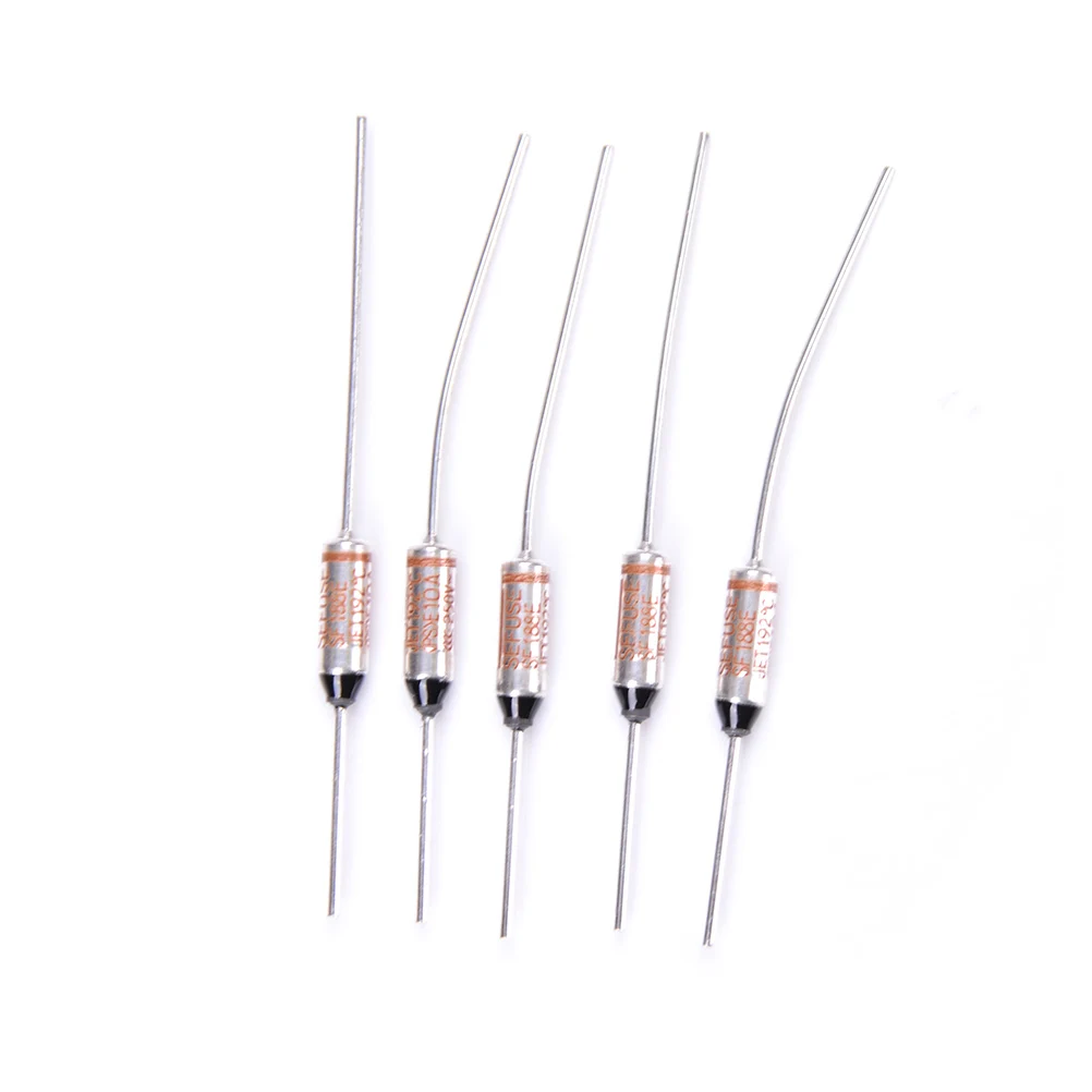 5pcs/lot 10A 250V 192C SF188E Thermal Fuse Thermal Cutoffs Tf192C Degree Temperature Fuses