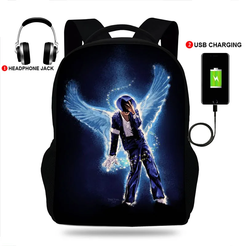 New 2020 Back to School Backpacks For Women-Men Michael Jackson Billie Jean Print School Bags Bookbag Children Mochila Escolar Bags cb5feb1b7314637725a2e7: k9710|k9711|k9712