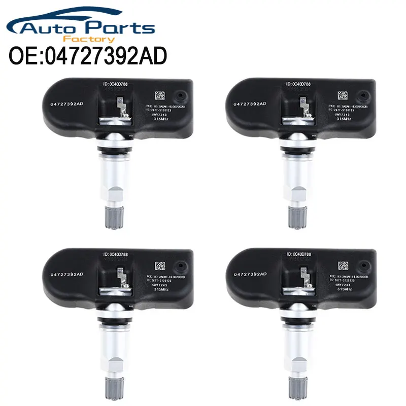 Датчик давления в шинах Chrysler Dodge Jeep 04727392AD 04727392AE датчик 4 шт. | Автомобили и