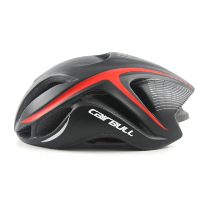 black red CAIRBULL tt триатлон велосипедный шлем для мужчин Сверхлегкий дорожный гоночный велосипед для взрослых aero велосипедные шлемы оборудование для женщин защитные шапки - Цвет: black red