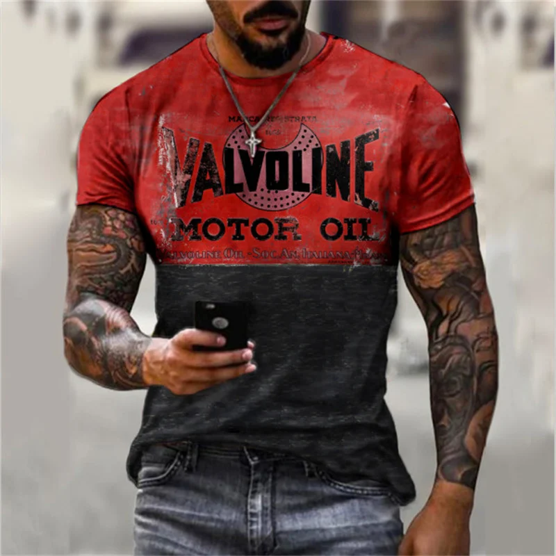 New Summer Man T-shirt Short Sleeve 3D Print 2021 Men's T Shirt Fashion Male Casual Streetwear Fashion Retro Oversiezed T Shirt