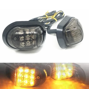 

9 LED Amber Turn signal Light Bike Indicactor Blinker 12V motorcycle lights Piranha Flasher Motorbike Signals Lamp Accessories