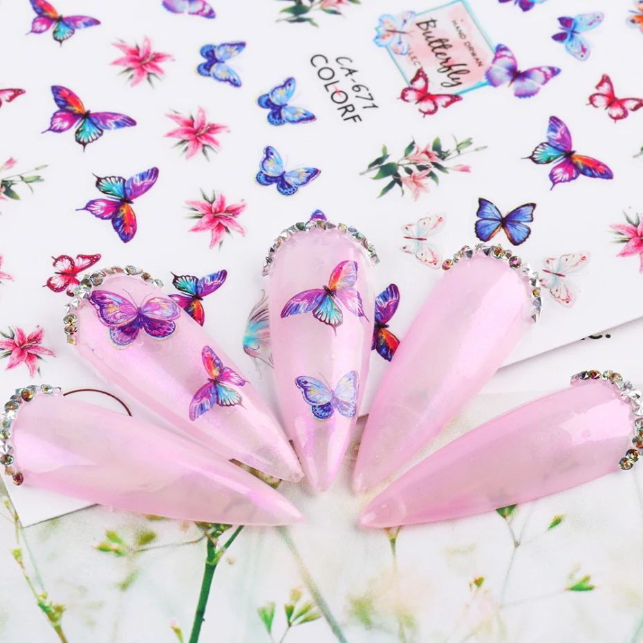 Butterfly Nail Sticker 9 (1)