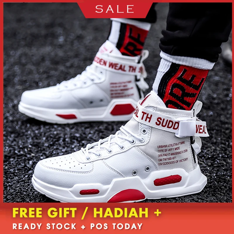 

Leader Show Men's Casual Shoes High-top Comfortable Men Fashion Shoes Outdoor Sneakers for Men Leisure Flats Shoes Zapatillas