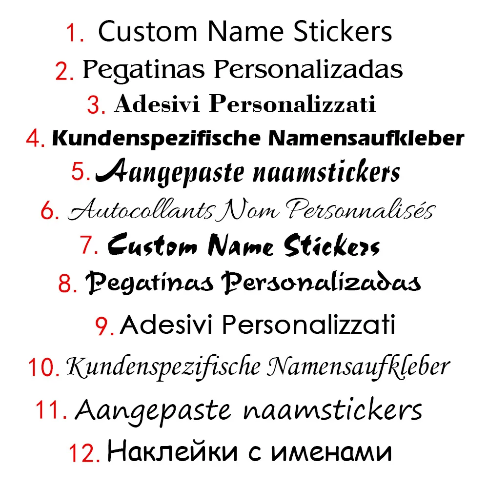 

A4 Personalized Customize Sticker Labels Logo Tags Printing
