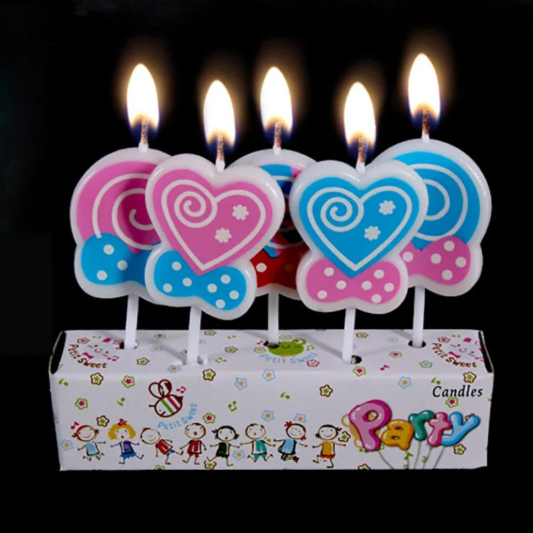 5 шт./компл. день рождения свечи подарок для ребенка с рисунком корабля милый кот, слон, Сова, платье, вечерние поставки торт Топпер торт декоративные свечи - Цвет: 29