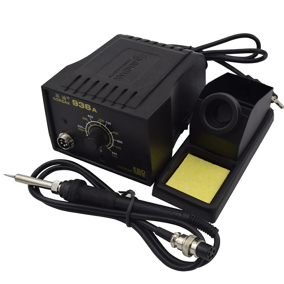 GORDAK 936A паяльная станция антистатический BGA SMD паяльник паяльники наборы паяльных