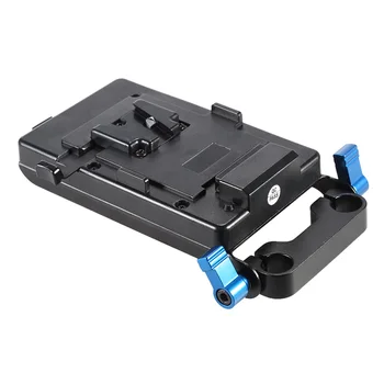 

Andoer V Mount Type Battery Plate Adapter E6 Dummy Battery Adapter for BMCC BMPCC Canon 5D2 5D3 60D 7D 6D for Monitor Recorder