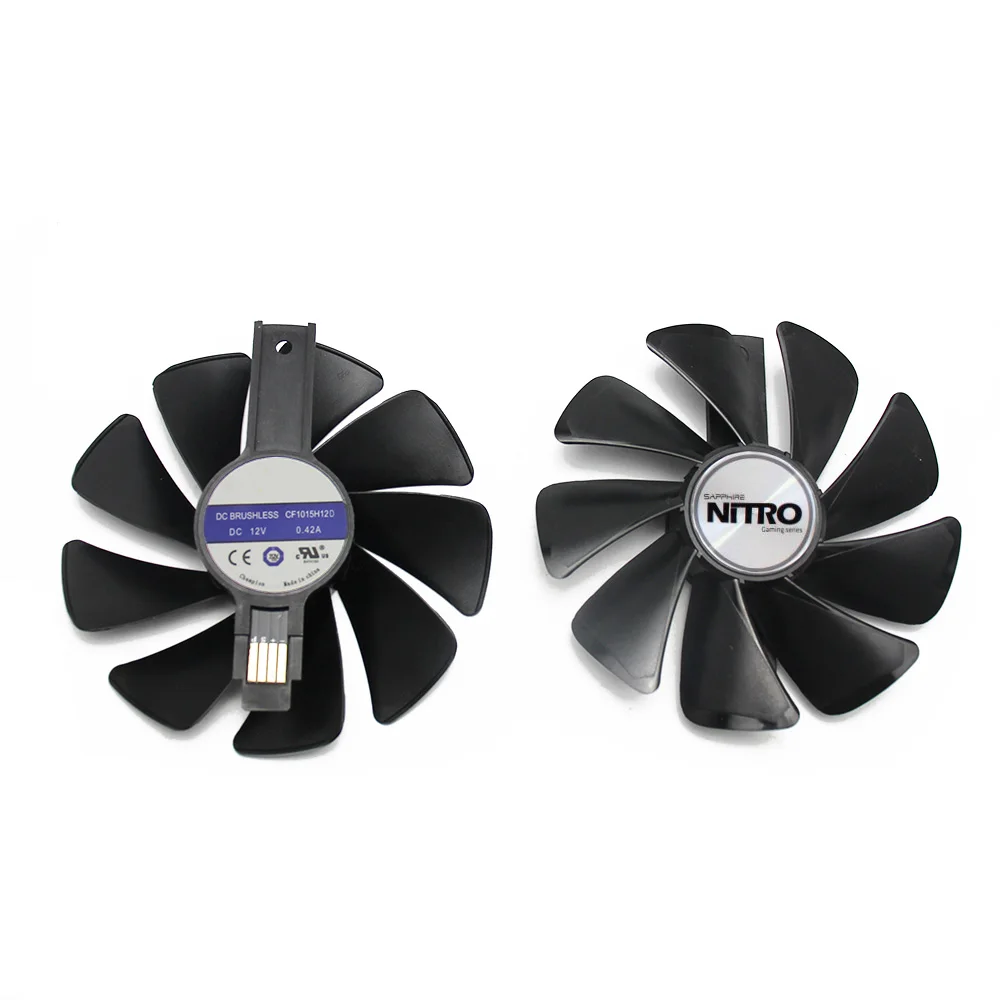 95 мм Нет кабеля CF1015H12D/FDC10U12S9-C сапфир RX580 RX480 RX570 VGA Графика вентилятор для деталь нитро-двигателя Himoto Redcat RX 570/580/480 Видеокарта охлаждения