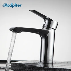 Bathroom Basin Faucets Single Handle Chrome Faucet Basin Taps Hot Cold Mixer Basin Tap Mixer Sink Tap