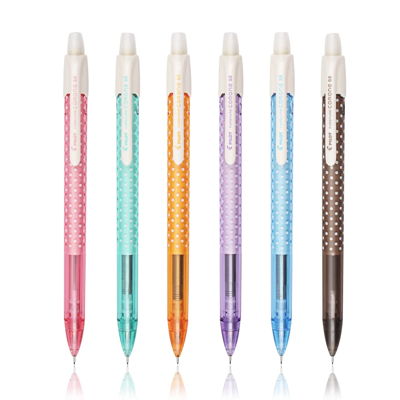 1pcs Japan Limited PILOT HFC-20R 0.5mm Simple Cute Wave Point Pupils Shake Out Lead Automatic Pencil | Канцтовары для офиса и