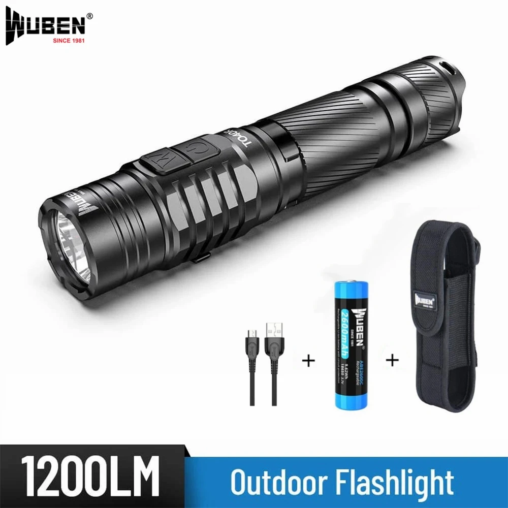 WUBEN TO40R CREE XP-L2 светодиодный тактический фонарь микро USB Перезаряжаемые IPX8