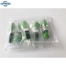 100 шт./лот FTTH ESC250D SC APC Одномодовый оптоволоконный быстрый разъем для сборки