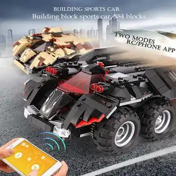 

Mould King 2.4G DIY Smart Block Building Programmable Bluetooth APP/Stick Control Assembled RC Robot Car
