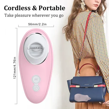 New Tongue Licking Vibrator 12 Speed Clitoral Stimulator Clit Sucker Nipple Female Masturbator Adult 18+ Sex Toys for Women Shop 3