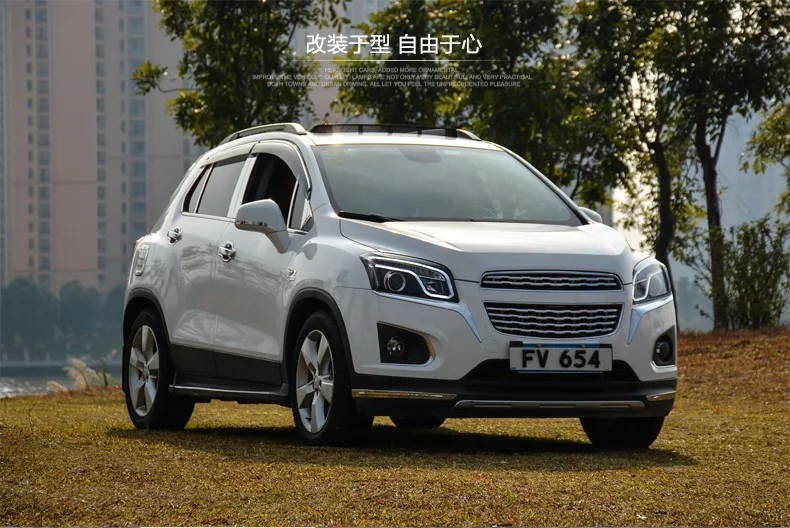 Автомобильный Стайлинг фар для Chevrolet трекер светодиодный фары Trax DRL Bi Xenon объектив Высокий Низкий луч парковка противотуманная фара