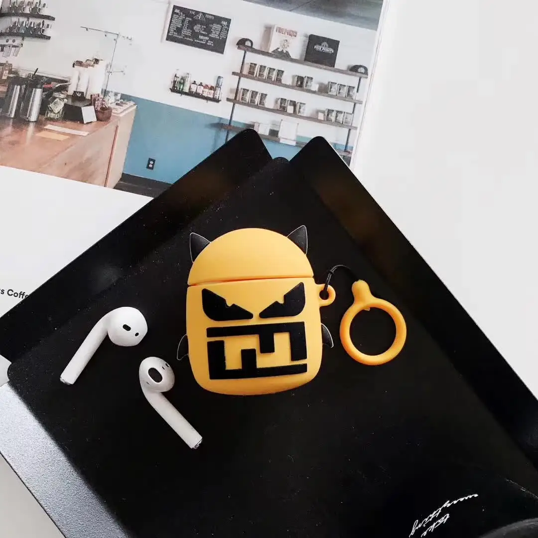 LOVERONY Bluetooth наушники силиконовый чехол для Apple AirPods 2 1 Наушники защитный чехол милый Air pods Coque зарядный ящик