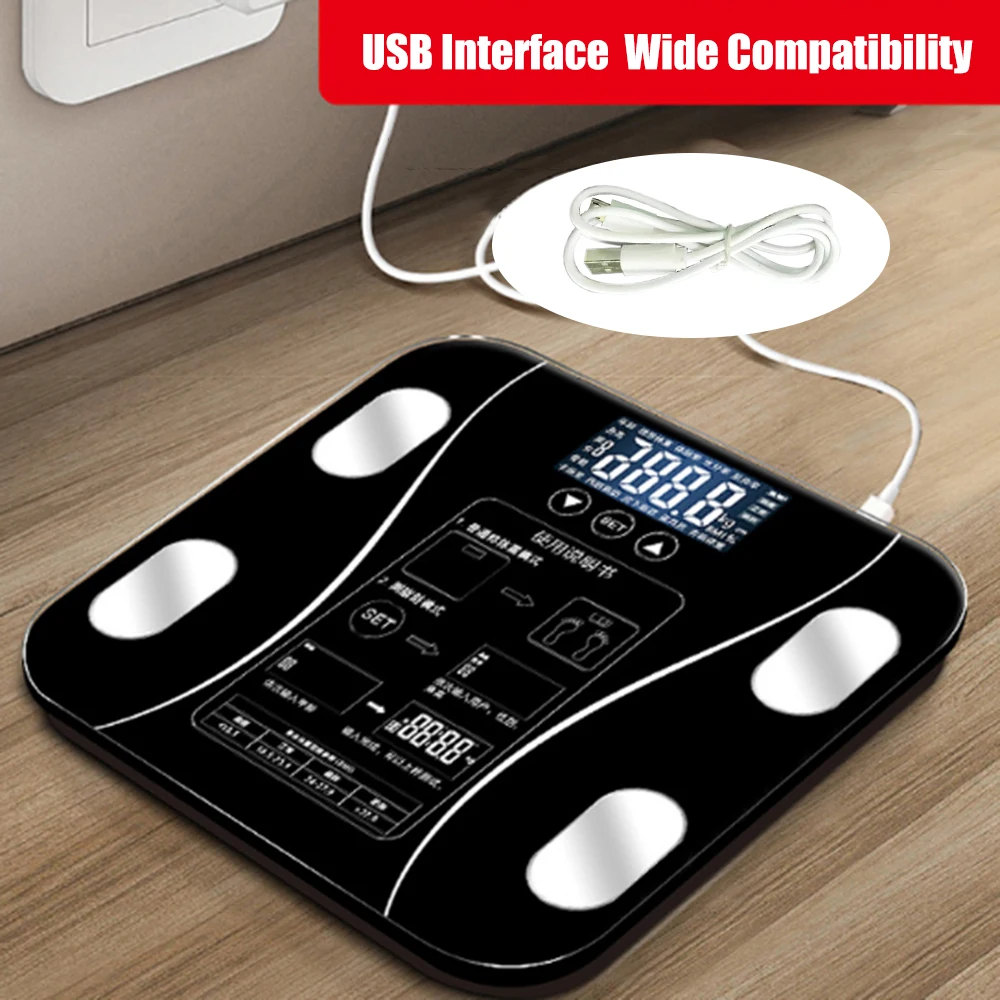High Precision Weighing Scale For Body Fat Scales Electronic Weight Scale Digital BMI Scales Water Mass Health Body Analyzer