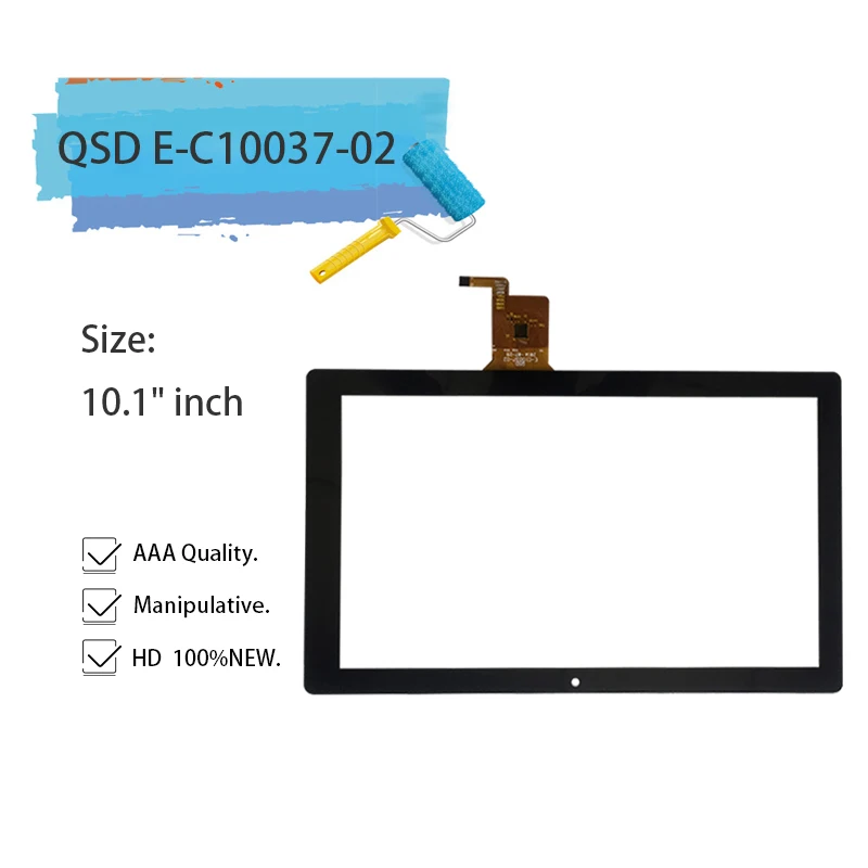 Для 10,1 дюймов QSD E-C10037-02 планшет емкостный сенсорный экран панель дигитайзер сенсор Замена фаблет мультитач