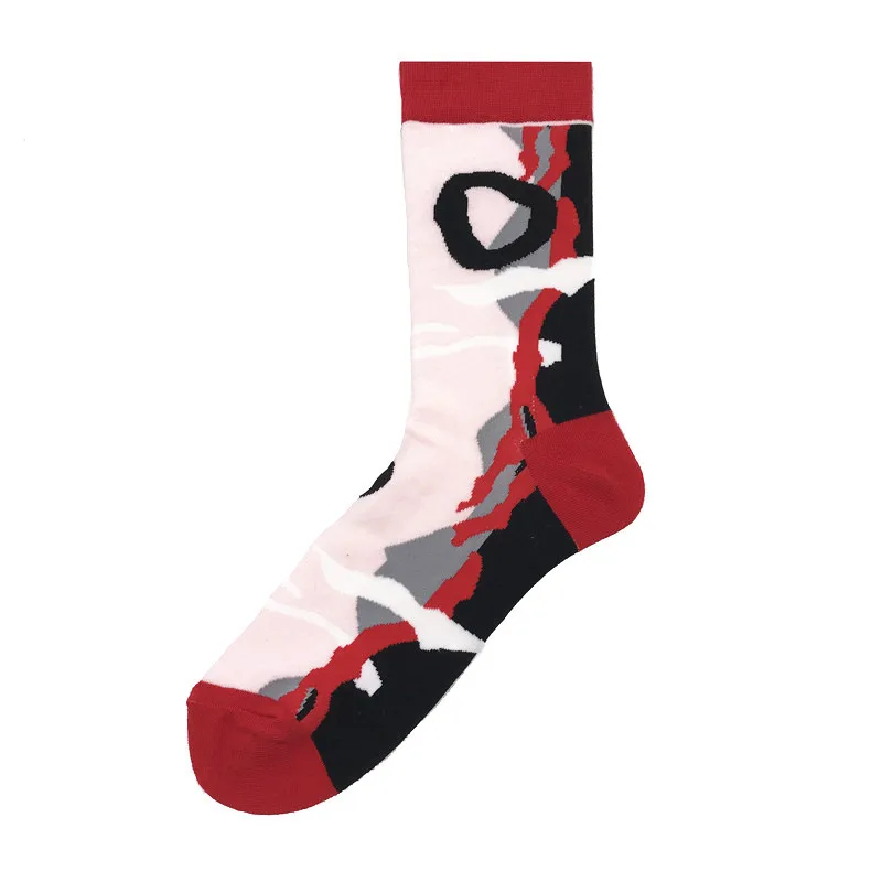 socks 12 Kawaii/женские носки с цветочным рисунком; милые женские носки с абстрактным принтом; хлопковые короткие креативные носки с животными; теплые забавные зимние носки до щиколотки - Цвет: socks 12