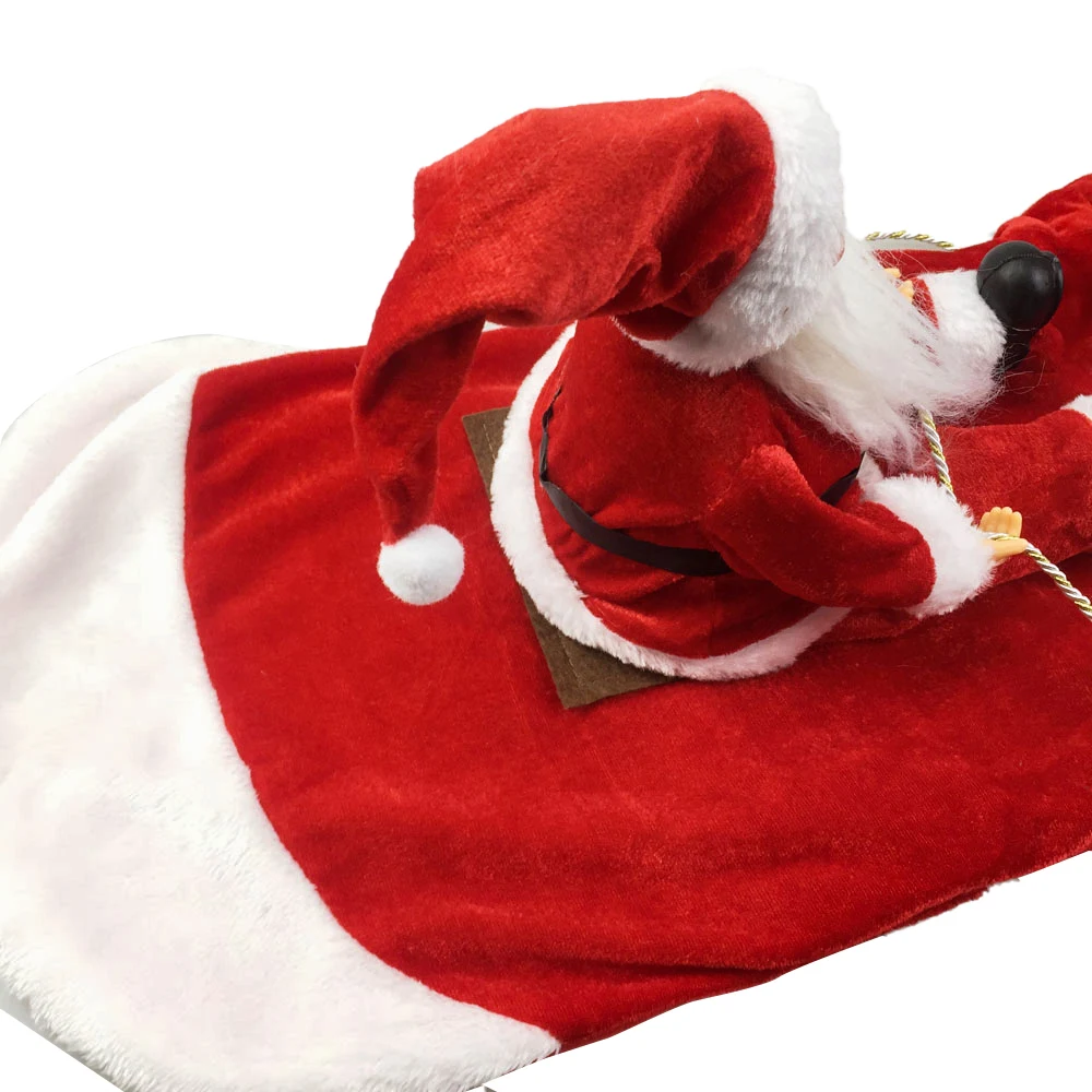 Рождественская Одежда для питомцев, щенков, костюмы Санта-собак, одежда для собак, одежда для праздников и вечеринок, наряды, пальто для больших и средних собак