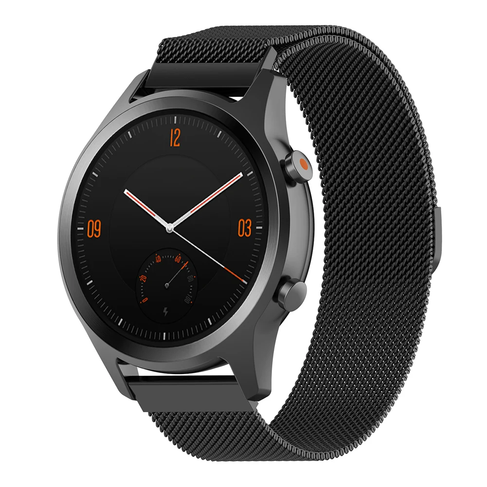 Металлический браслет для Tic Watch C2, магнитный Миланский ремешок для часов 18 мм, 20 мм, ремешок для Ticwatch C2, ремешок на запястье