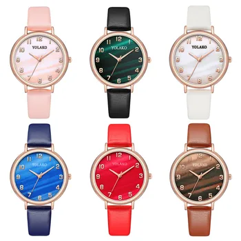 

Sleek Minimalist Fashion With Strap Dial Concise Design Wristwatch Bracelet for Women's Watches Quartz Watch Gift