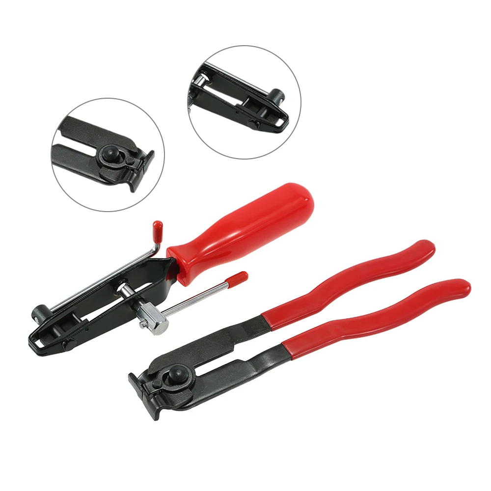 

Hand Tool 2 in 1 Auto Joint Ear Clamp Car Banding Tool Kit Set Boot Climp Pliers Boot Tie Pliers Automotive Hose Axle Plier