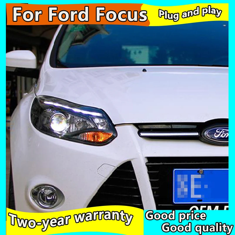 Автостайлинг для Ford светодиодная фара Focus 2012 2014 focus ST стильные светодиодные лампы