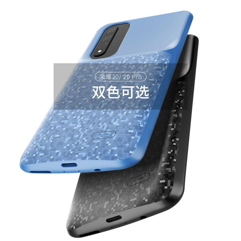 4700 мАч Внешняя батарея резервного Батарея для Honor 20/20 Pro Мощность банк чехол с защитой от отпечатков пальцев чехол с мягкими краями