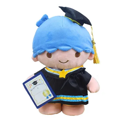 boy Candice guo плюшевая игрушка, которая проигрывает мелодии из Cinnamoroll персонажи Little Twin Stars героев шоу «Улица Сезам», «ампамман доктор шляпа кукла выпускников Выпускной подарок 1 шт - Цвет: boy