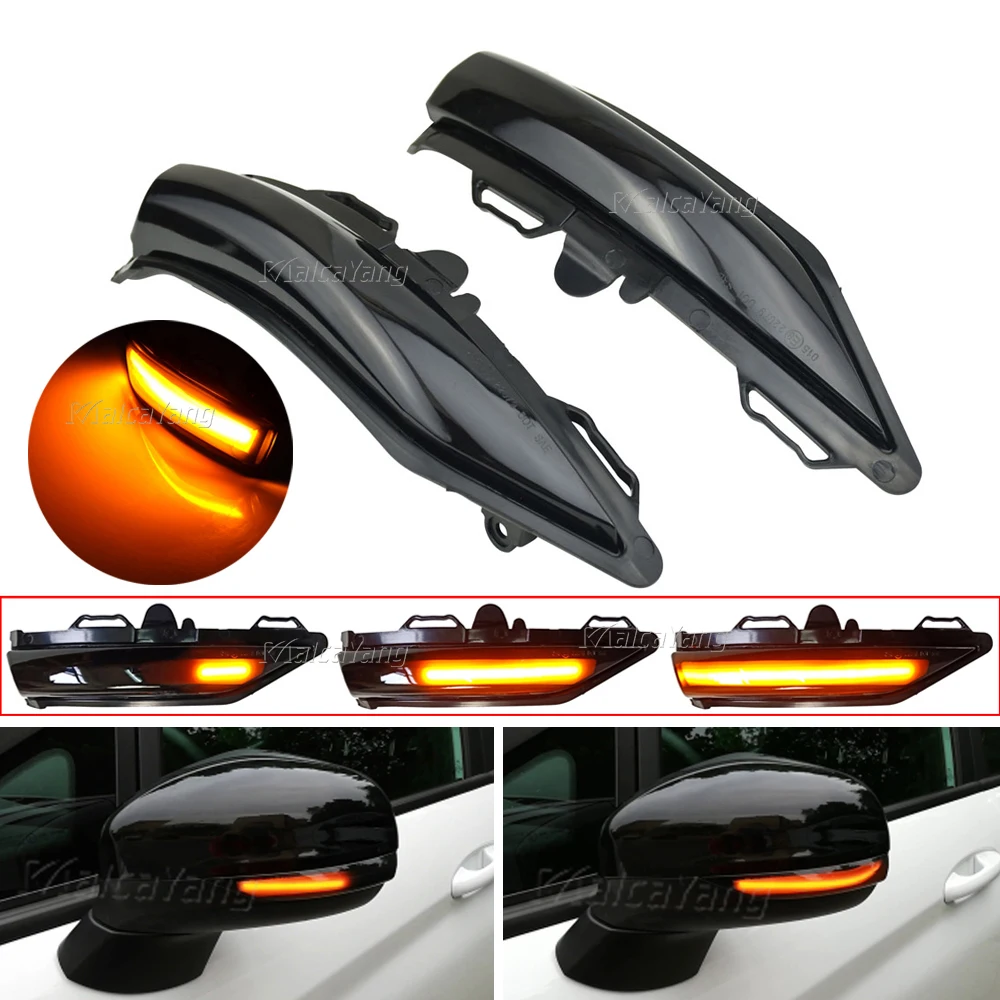 

2 Pieces For Ford ST Line MK8 2018 Fiesta MK8 2019 2020 PUMA 2020 Rearview Mirror Indicator Lamp Side Wing LED Blinker Light