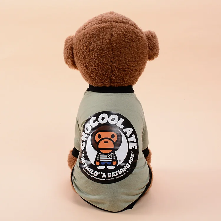 Стиль популярная брендовая летняя одежда для собак Жилет Тедди маленькие собаки маленькая собака