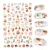 2021The New 3D Nail Sticker cute cartoon stickers for nail Foil Flowers Design Nails Accessories Fashion Manicure Sticker