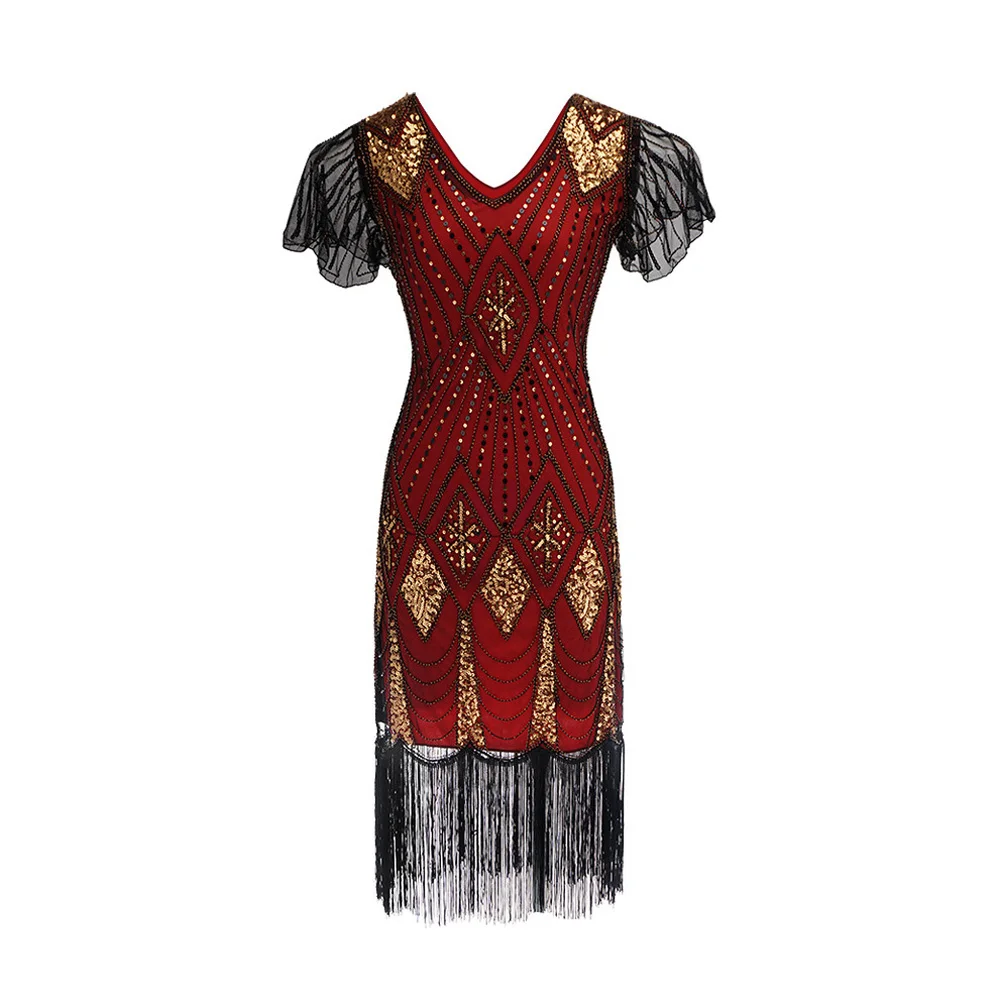 Для женщин и пайетками для маленьких девочек костюм vestidos в ретро-стиле, с коротким рукавом, Ленточки платье Robe Femme Клубная одежда облегающие сексуальные платья для женщин